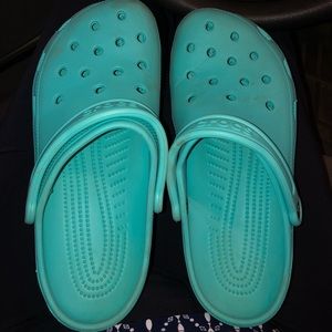 Mint Condition Teal Blue Crocs